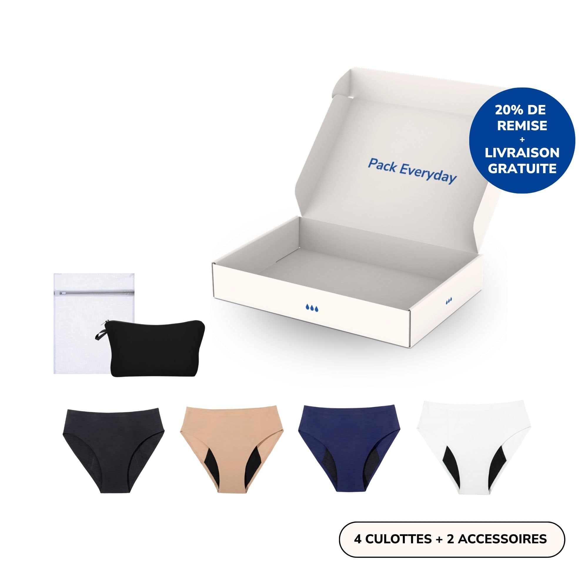 Pack Everyday - Taille Haute Ultra Absorbante