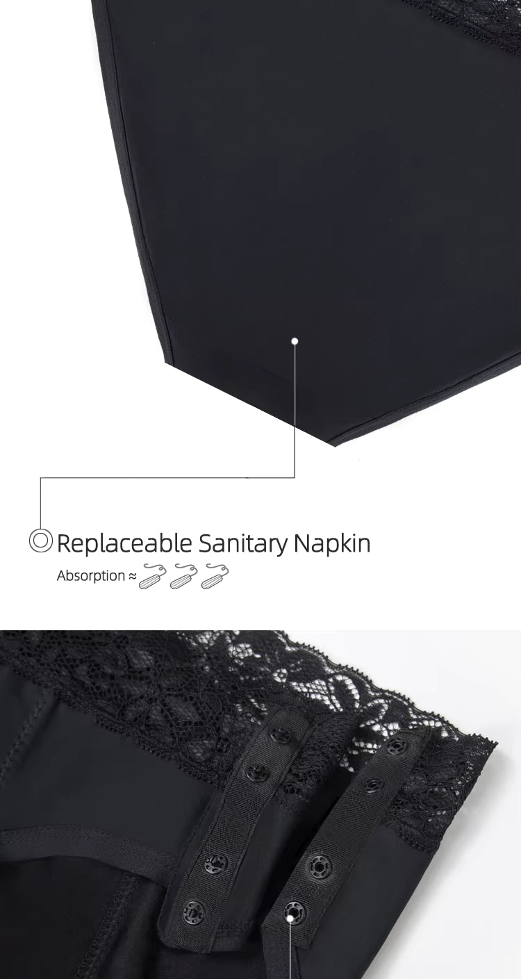 Culotte qui s'ouvre sur le côté